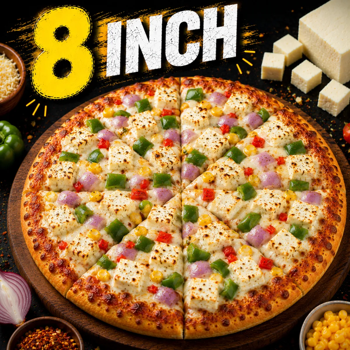 Special Paneer Tandoori Pizza (8")
