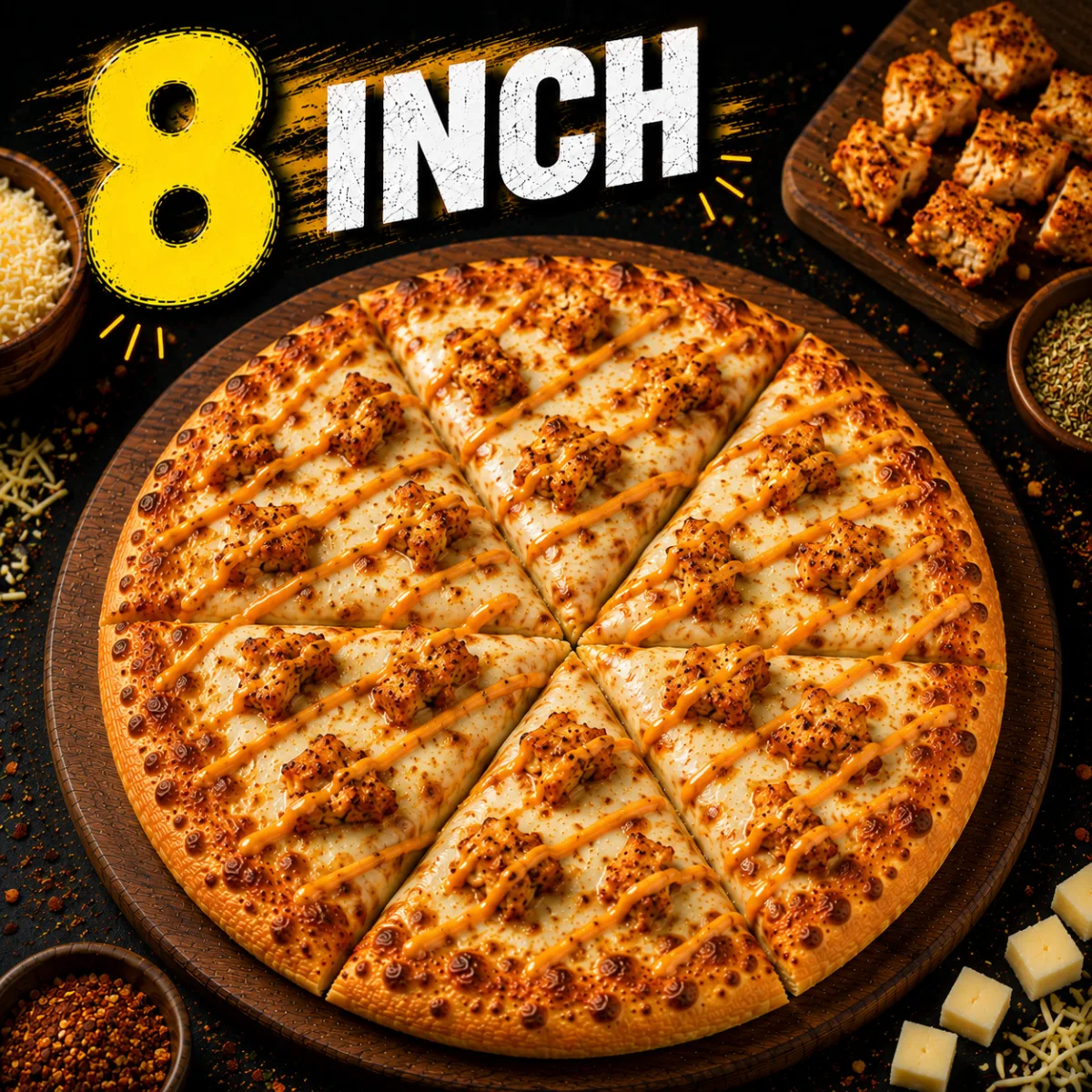 Chicken Peri Peri Pizza (8")