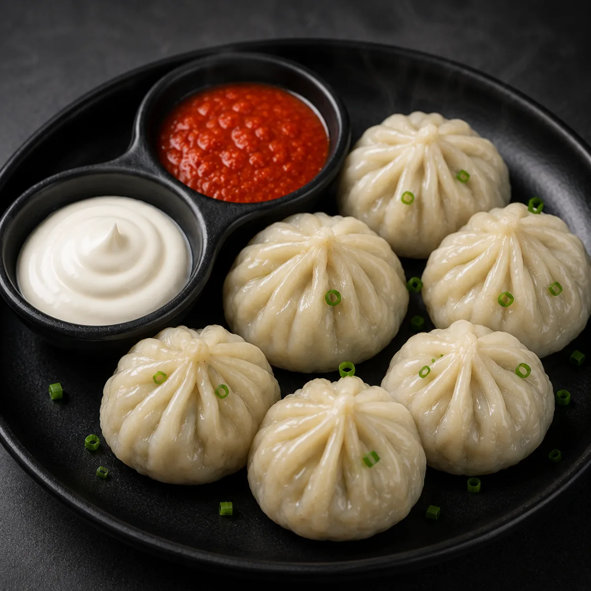 Simple Veg Momos Steam (6 pcs)