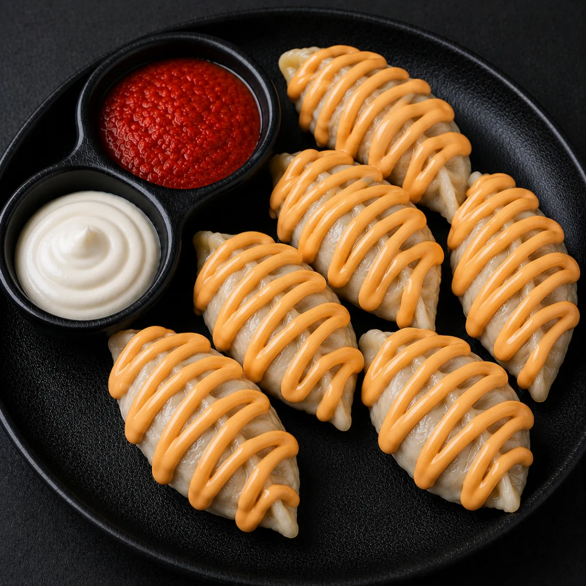 Chicken Peri Peri Sauce Momos Steam (6 pcs)