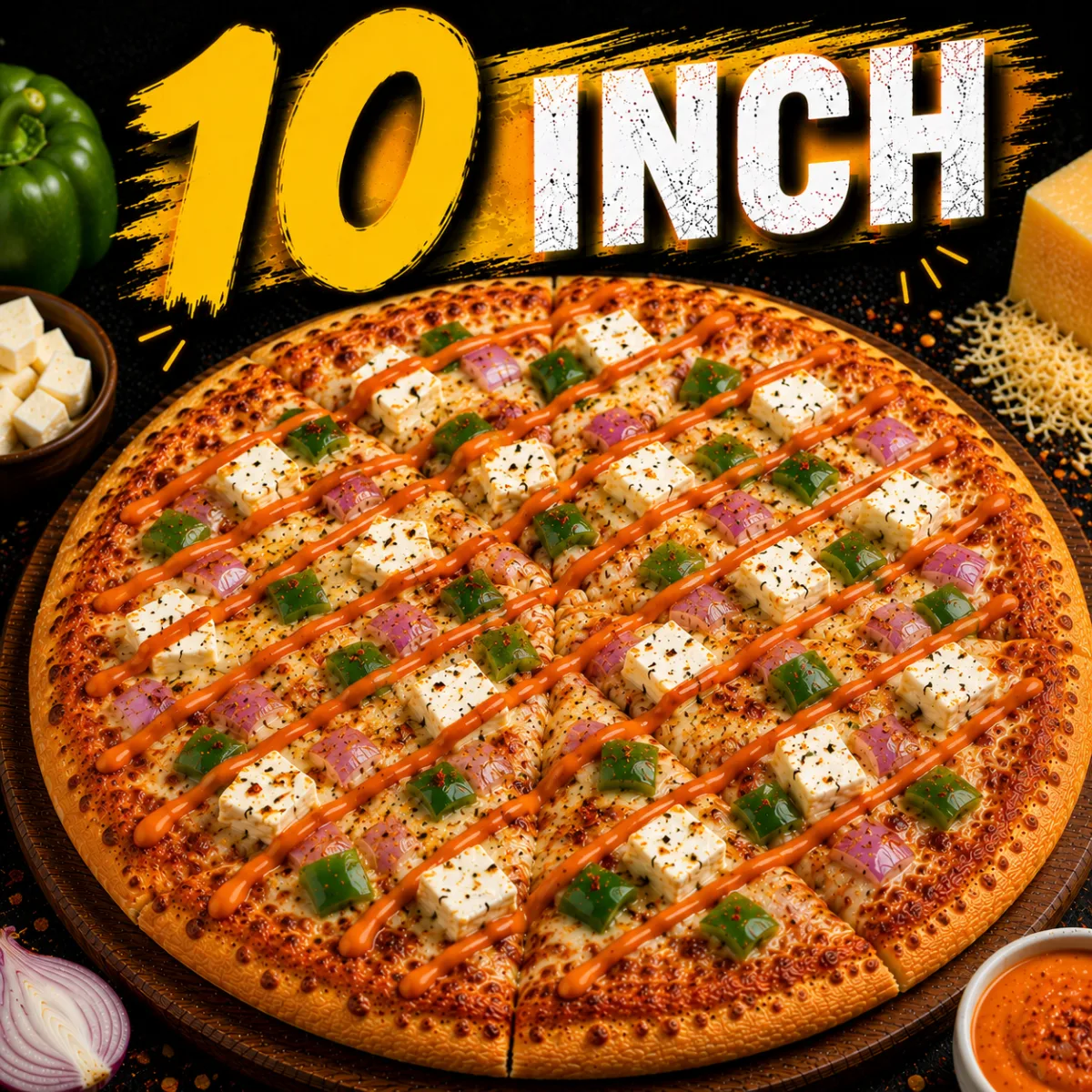 Paneer Makhni Pizza (10")