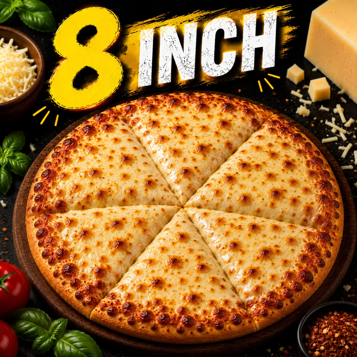 Double Cheese Pizza (8")
