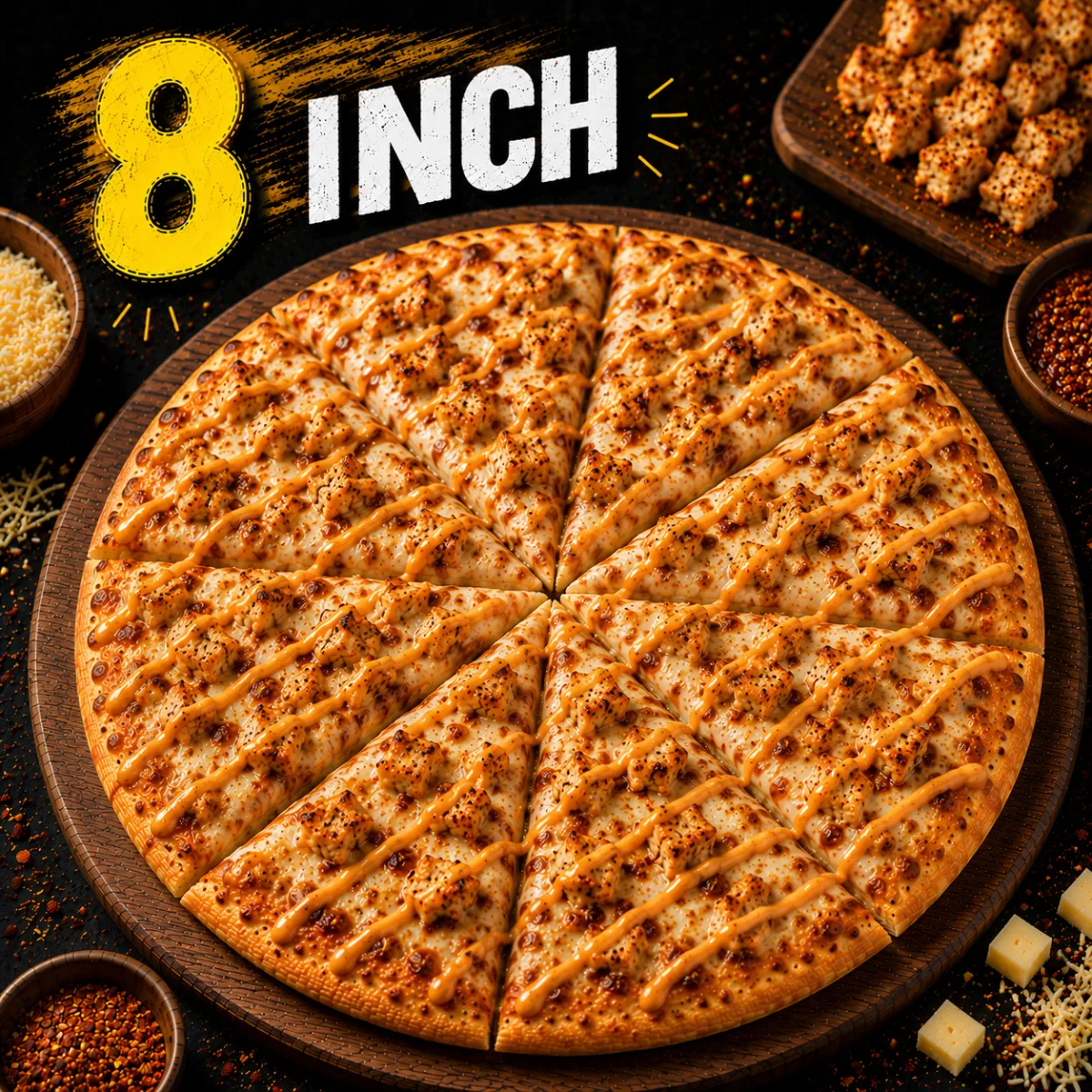 Chicken Makhni Pizza (8")