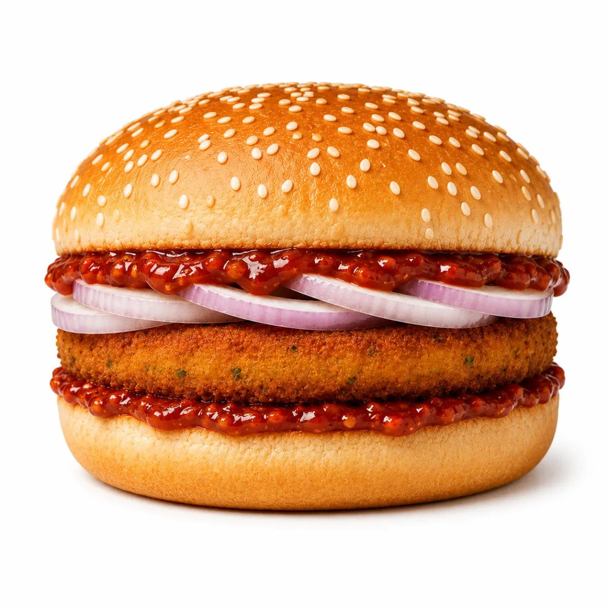 Veg Schezwan Burger