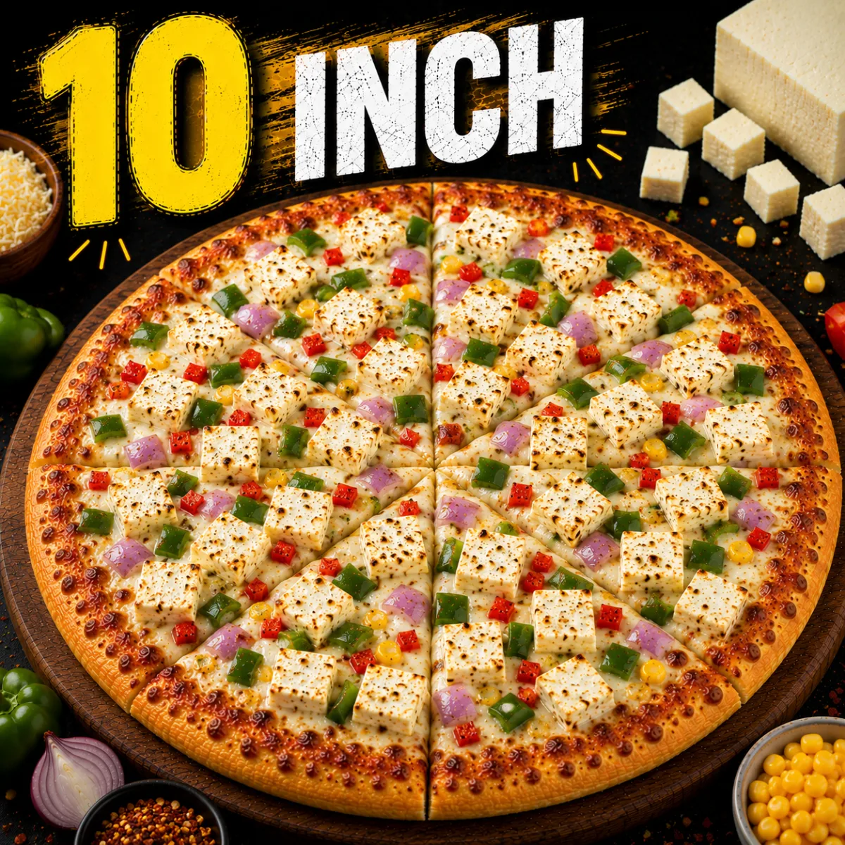 Special Paneer Tandoori Pizza (10")